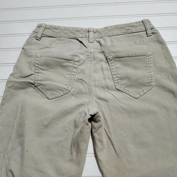 Sonoma corduroys light Ivory cream khaki Bootcut 4 Short Petite 29X27 cords - Picture 3 of 6